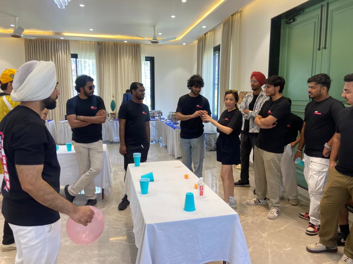 Corporate team building activity at Sidneyland Hill Retreat