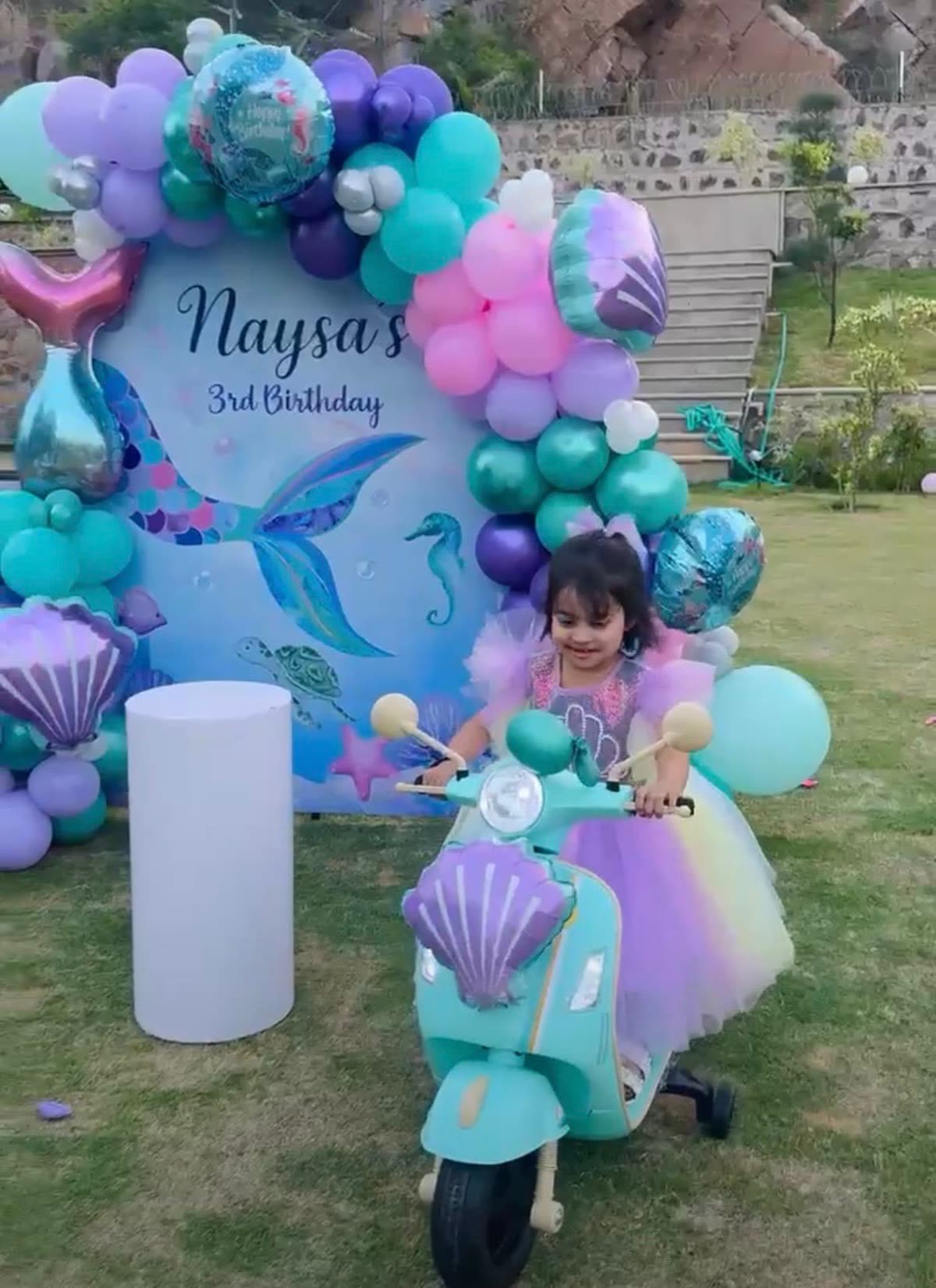 Naysa's 3rd birthday mermaid theme at Sidneyland Hill Retreat